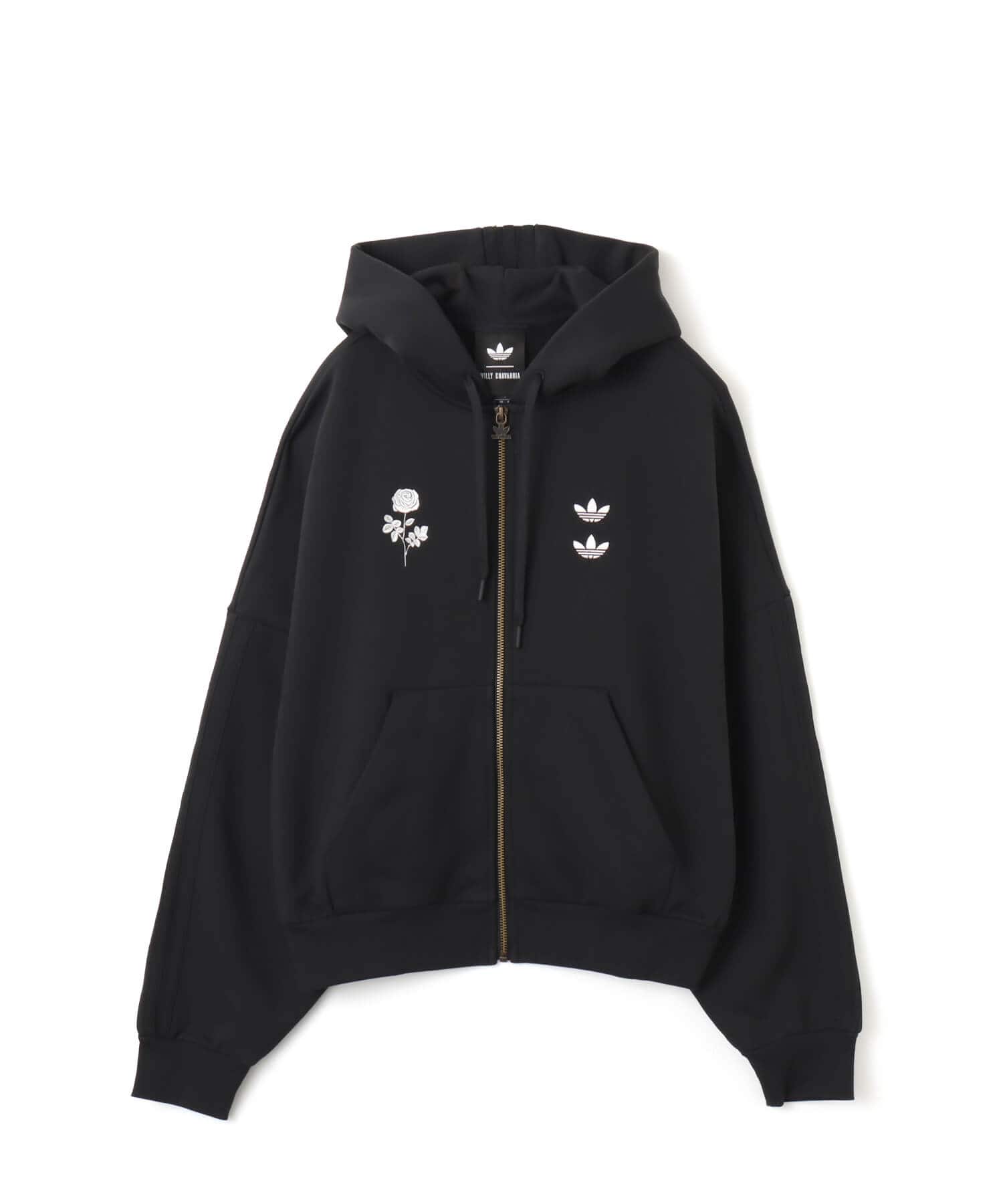 adidas CHAVARRIA SIGNATURE ZIP HOODIE ブラック（アディダス
