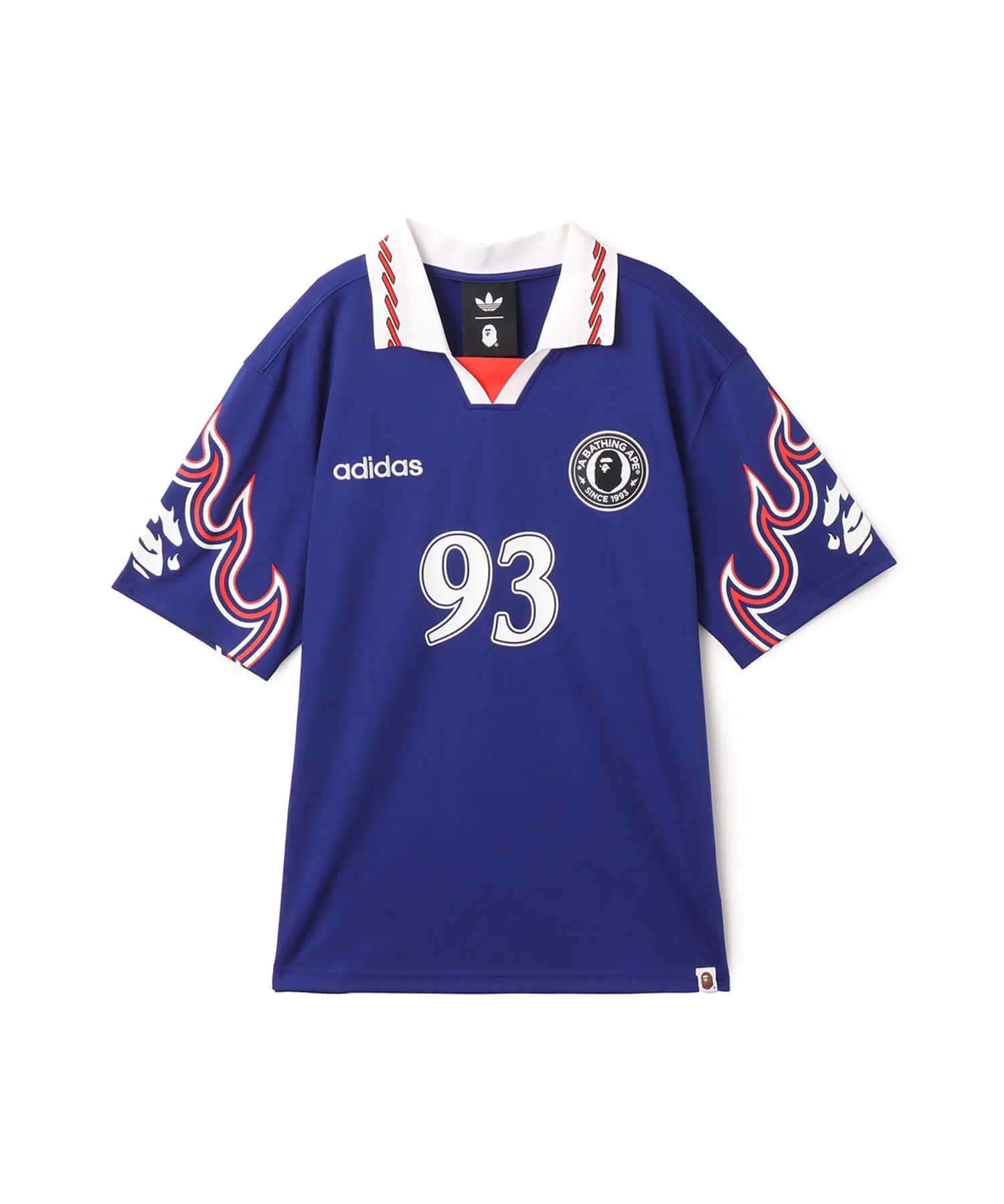 adidas SSL FLAME JERSEY BAPE ジャパンブルー（アディダス SSL