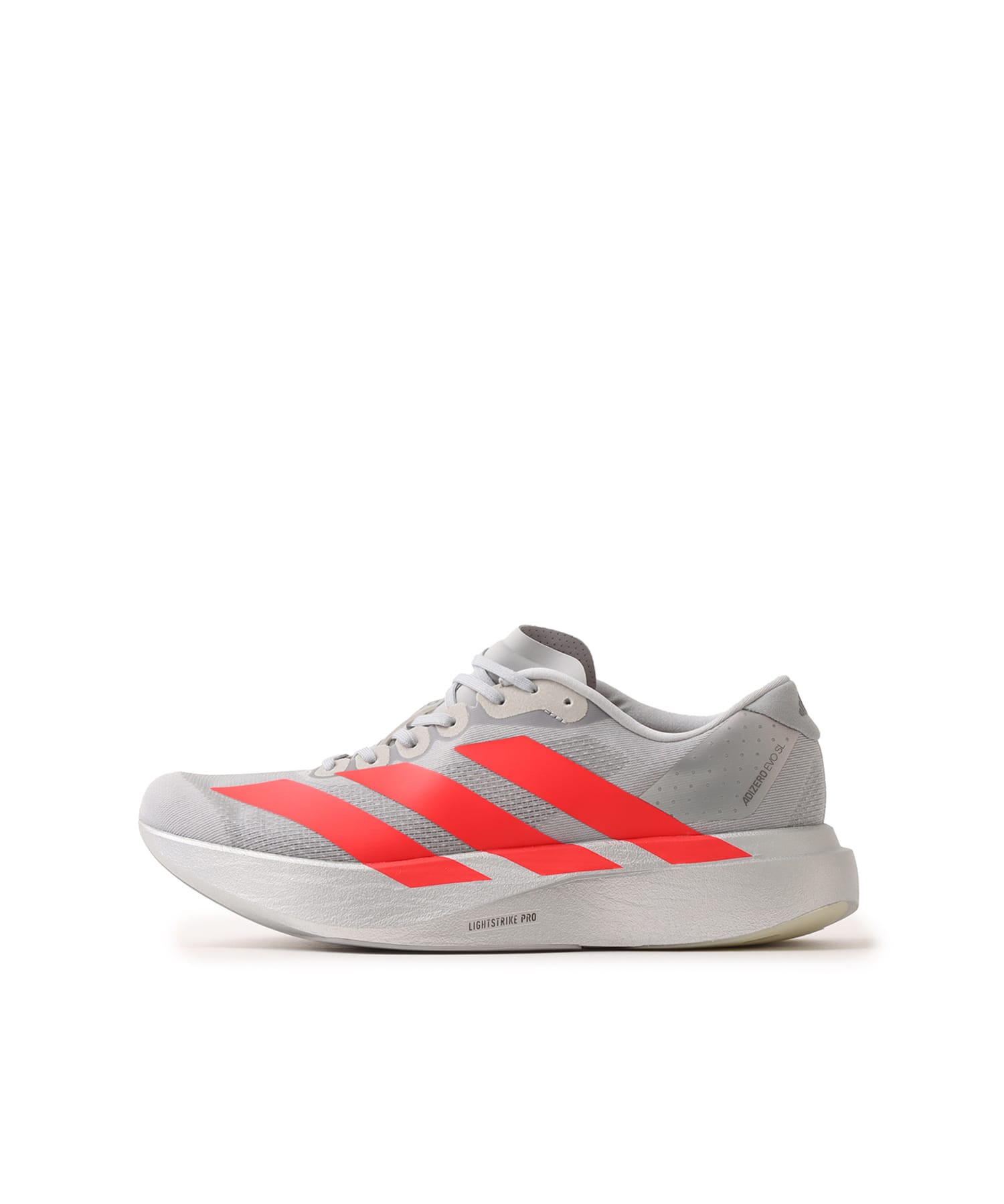 adidas adizero Evo SL M SILVMT/LUCRED/IRONMT（アディダス