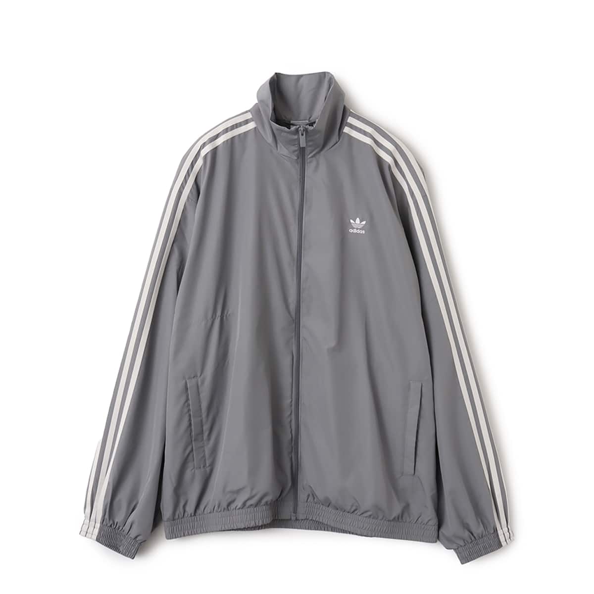 adidas OVERSIZED TRACK TOP グレースリー（アディダス オーバーサイズ
