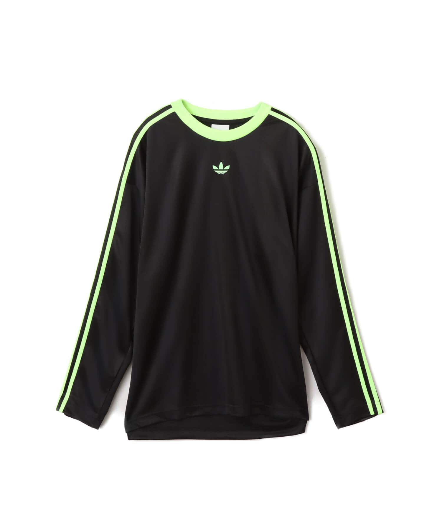 adidas ADICOLOR JACQUARD LONG SLEEVE JERSEY ブラック/シグナル