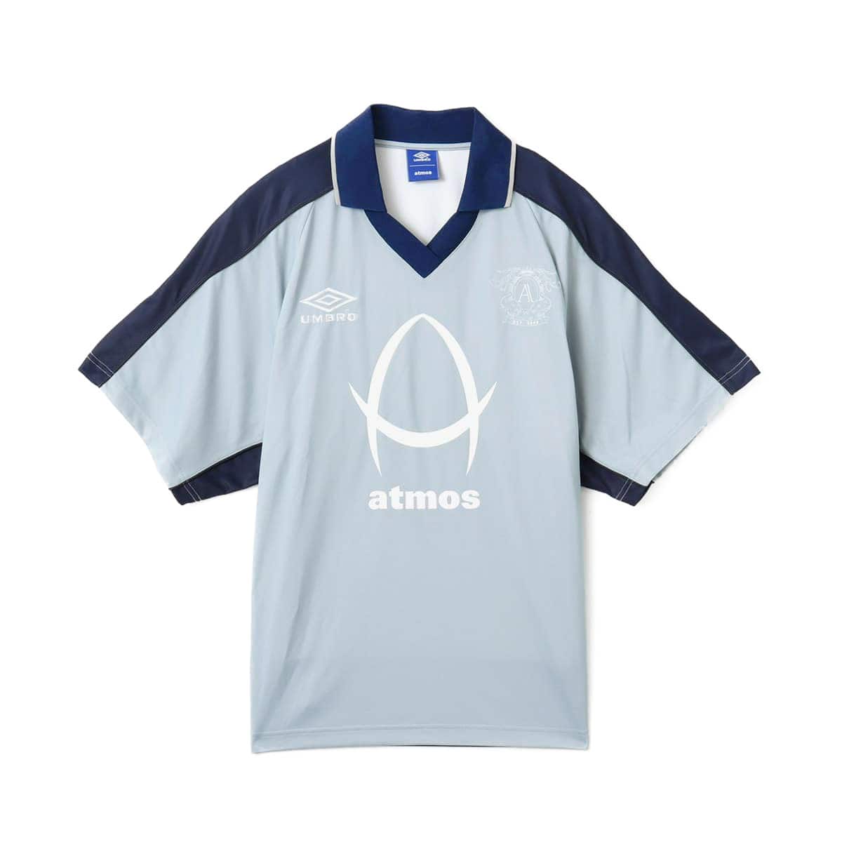 UMBRO x atmos SS SOCCER JERSEY NAVY （アンブロ x アトモス エスエス