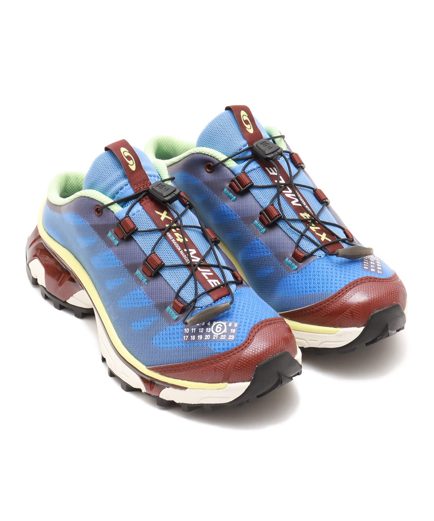 MM6 x SALOMON XT-4 ミュール Ultramari/Rum Raisi/Yellow Iris