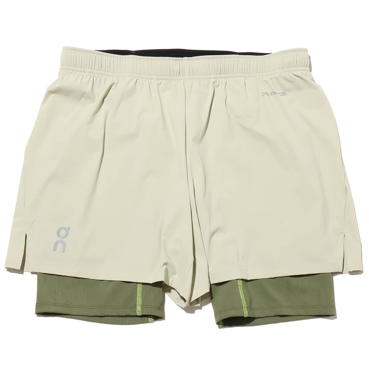 On Pace Shorts DISTANCE 1 M Chalk （オン ペースショーツ