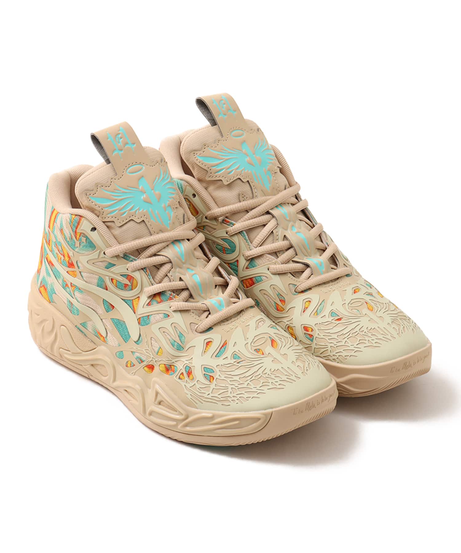 PUMA MB.04 FLARE LIGHT SAND-AQUATIC-ORANGE GL（プーマ MB．04