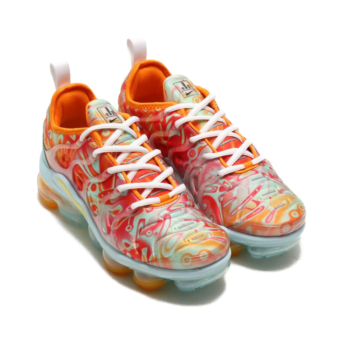 NIKE W AIR VAPORMAX PLUS QS TEAL TINT/EMBER GLOW-ORANGE PEEL 19SU