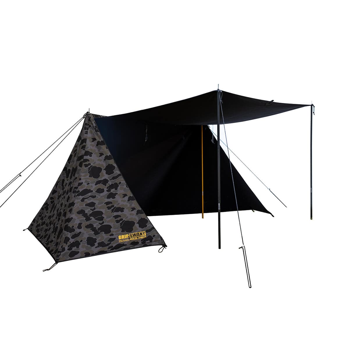 GRIP SWANY × atmos FIREPROOF GS TENT GS BLACK CAMO（グリップ