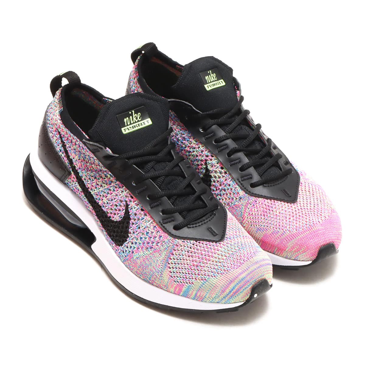 NIKE W AIR MAX FLYKNIT RACER GHOST GREEN/BLACK-PINK BLAST-PHOTO
