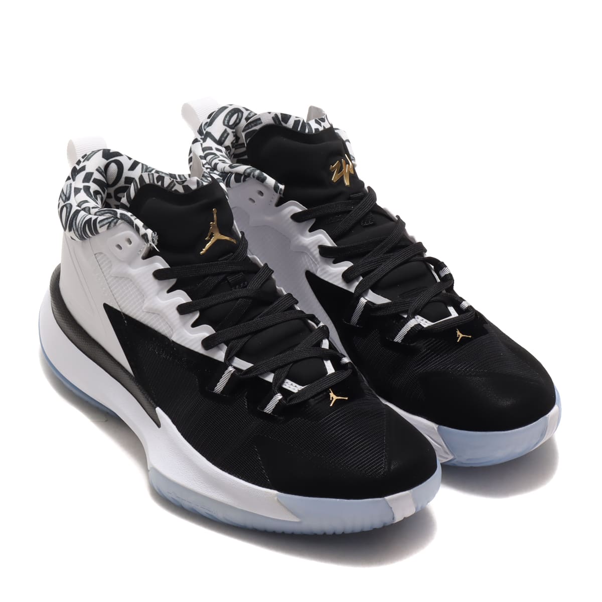 JORDAN BRAND JORDAN ZION 1 PF BLACK/METALLIC GOLD-WHITE 21SU-I