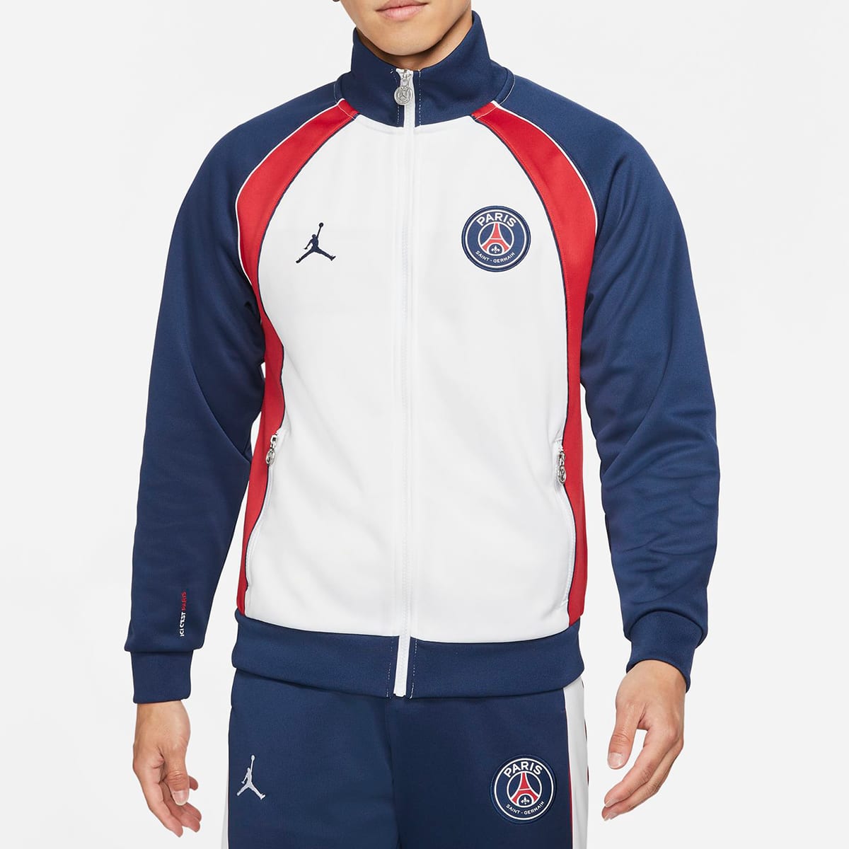 JORDAN BRAND AS M J PSG SUIT JKT WHITE/MIDNIGHT NAVY 21FA-I
