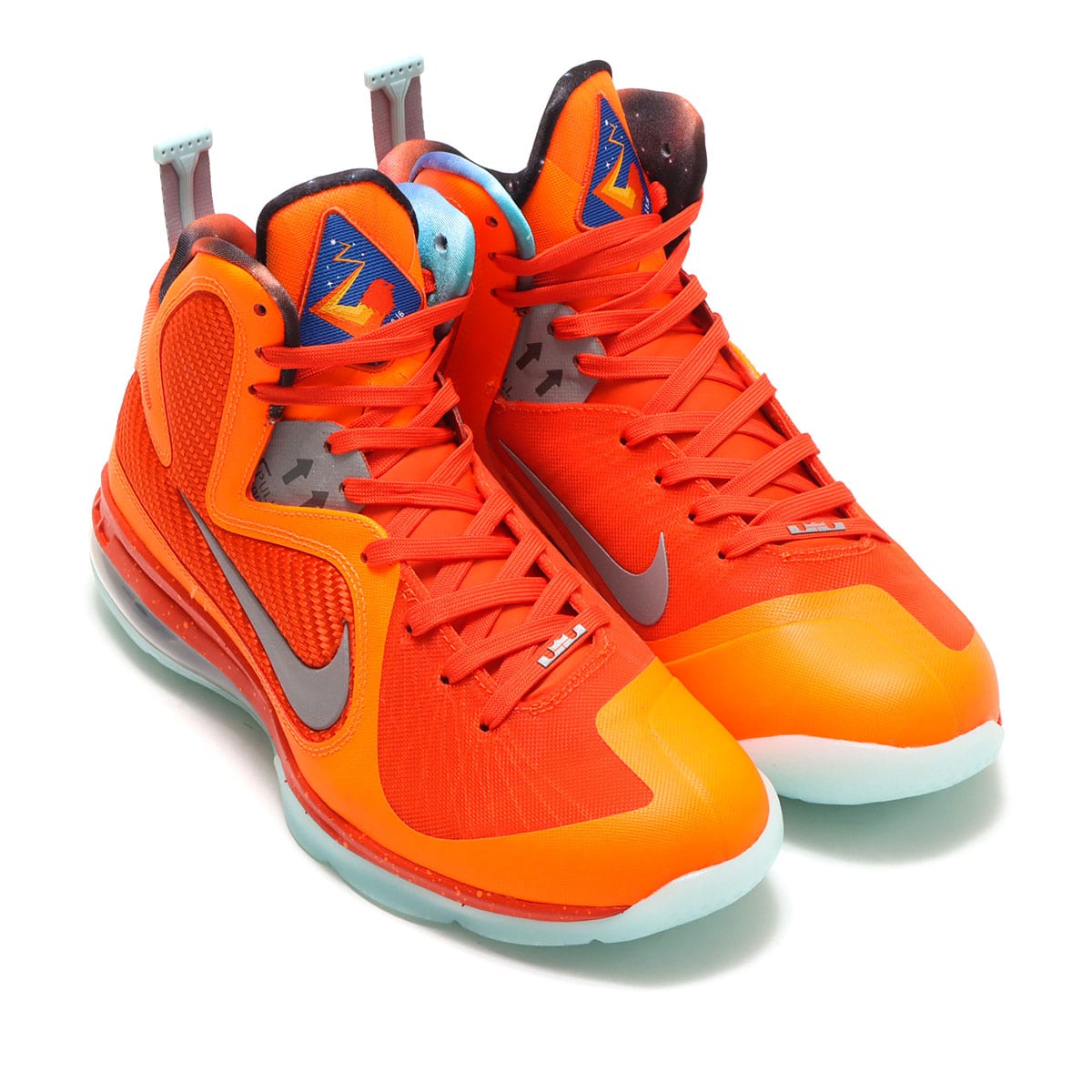 NIKE LEBRON IX TOTAL ORANGE/REFLECT SILVER-TEAM ORANGE 22SP-S