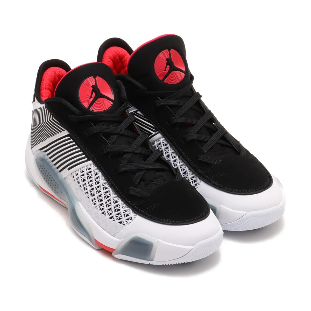 JORDAN BRAND AIR JORDAN XXXVIII LOW PF WHITE/SIREN RED-BLACK