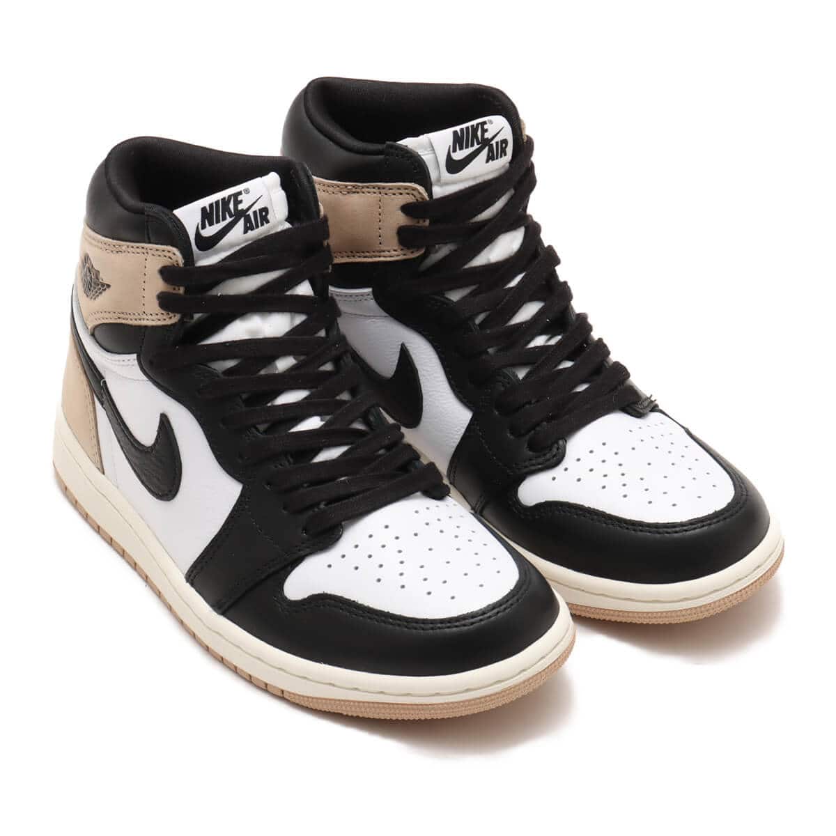 JORDAN BRAND WMNS AIR JORDAN 1 RETRO HI OG BLACK/LEGEND MD BROWN