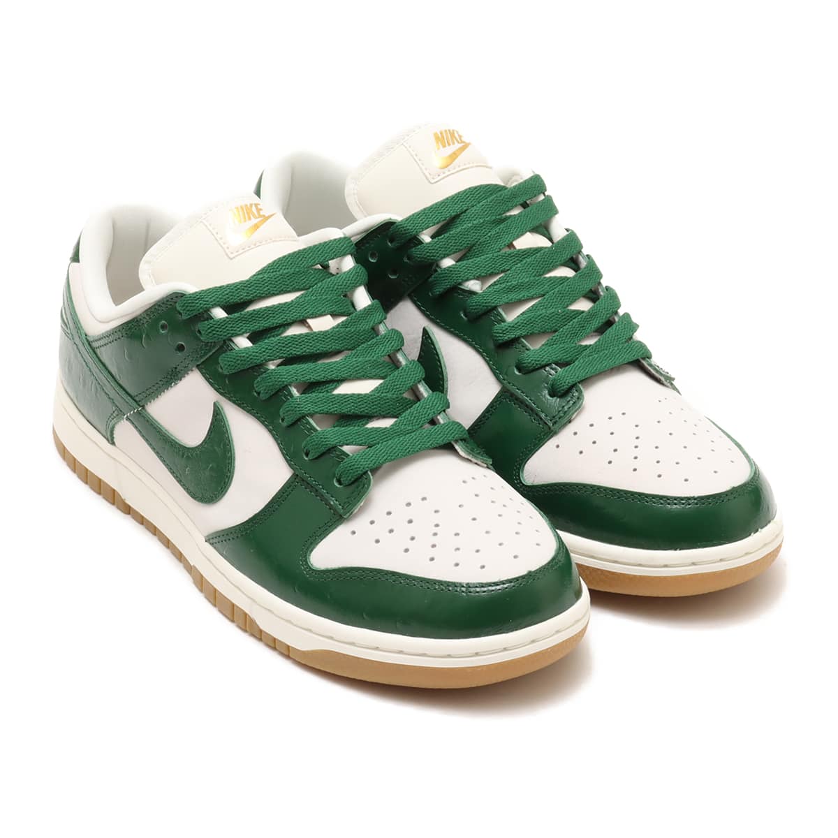 NIKE W DUNK LOW LX PHANTOM/GORGE GREEN-SAIL-METALLIC GOLD（ナイキ