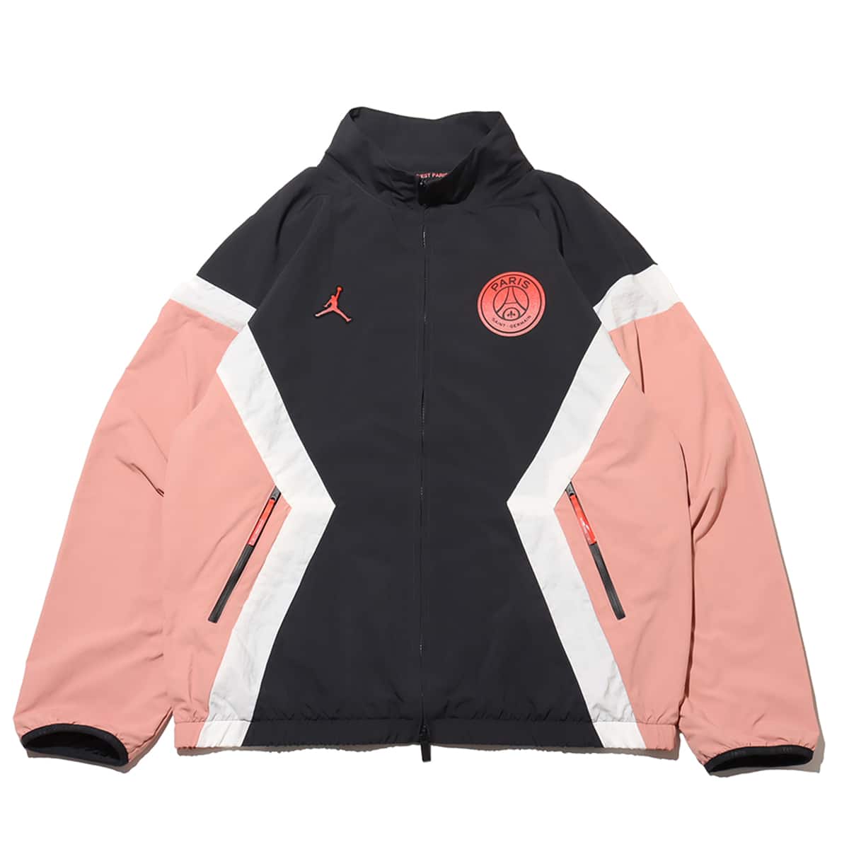 JORDAN BRAND M J PSG ANTHEM JACKET RUST PINK/OFF NOIR/SAIL