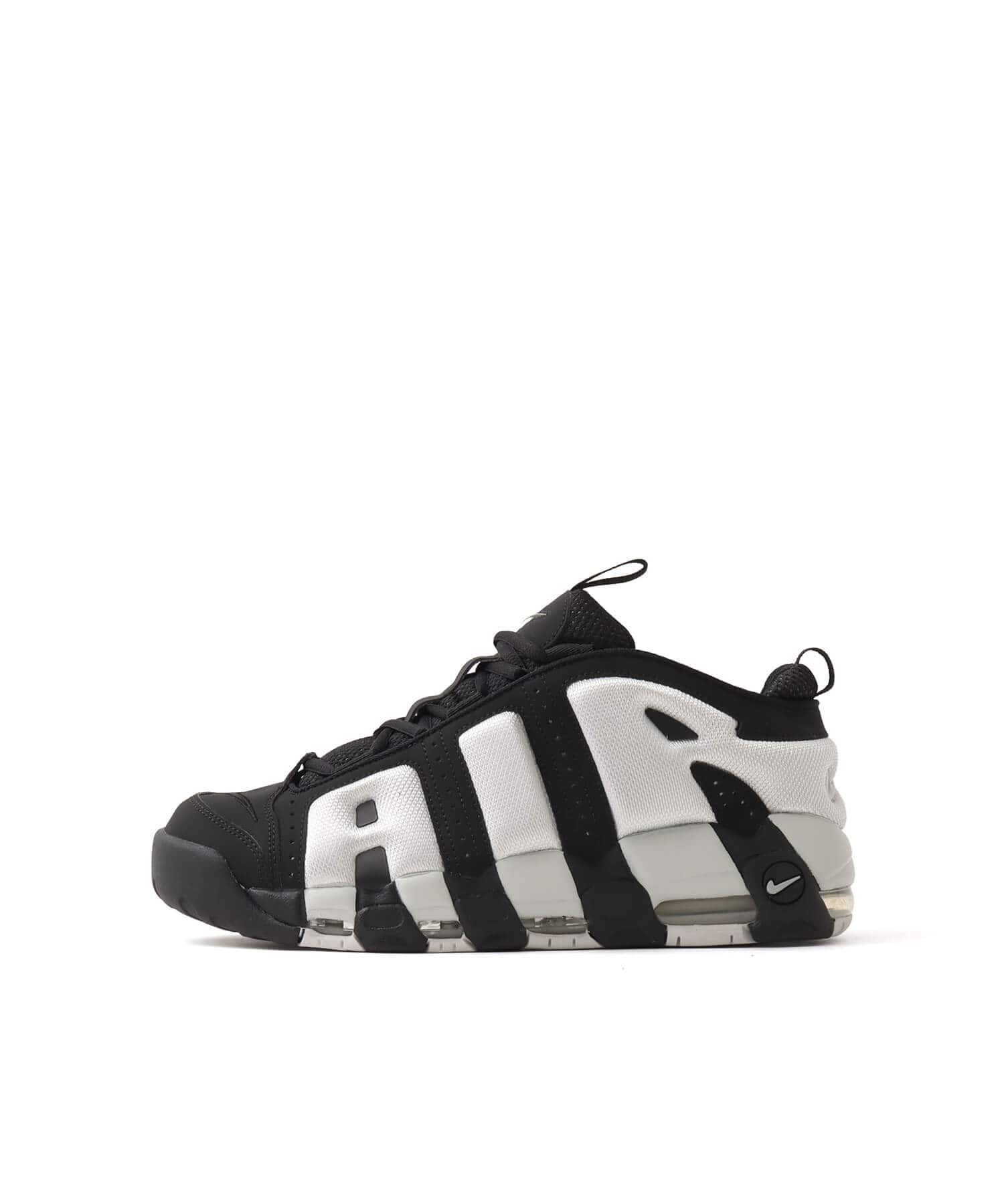 NIKE AIR MORE UPTEMPO LOW BLACK/PHOTON DUST-METALLIC SILVER