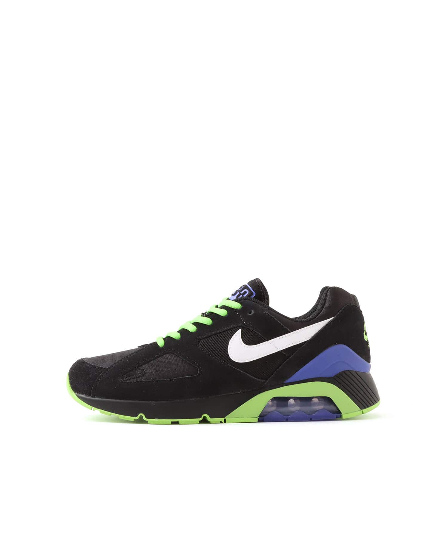 NIKE AIR 180 QS BLACK/WHITE-ACTION GREEN-PERSIAN VIOLET（ナイキ