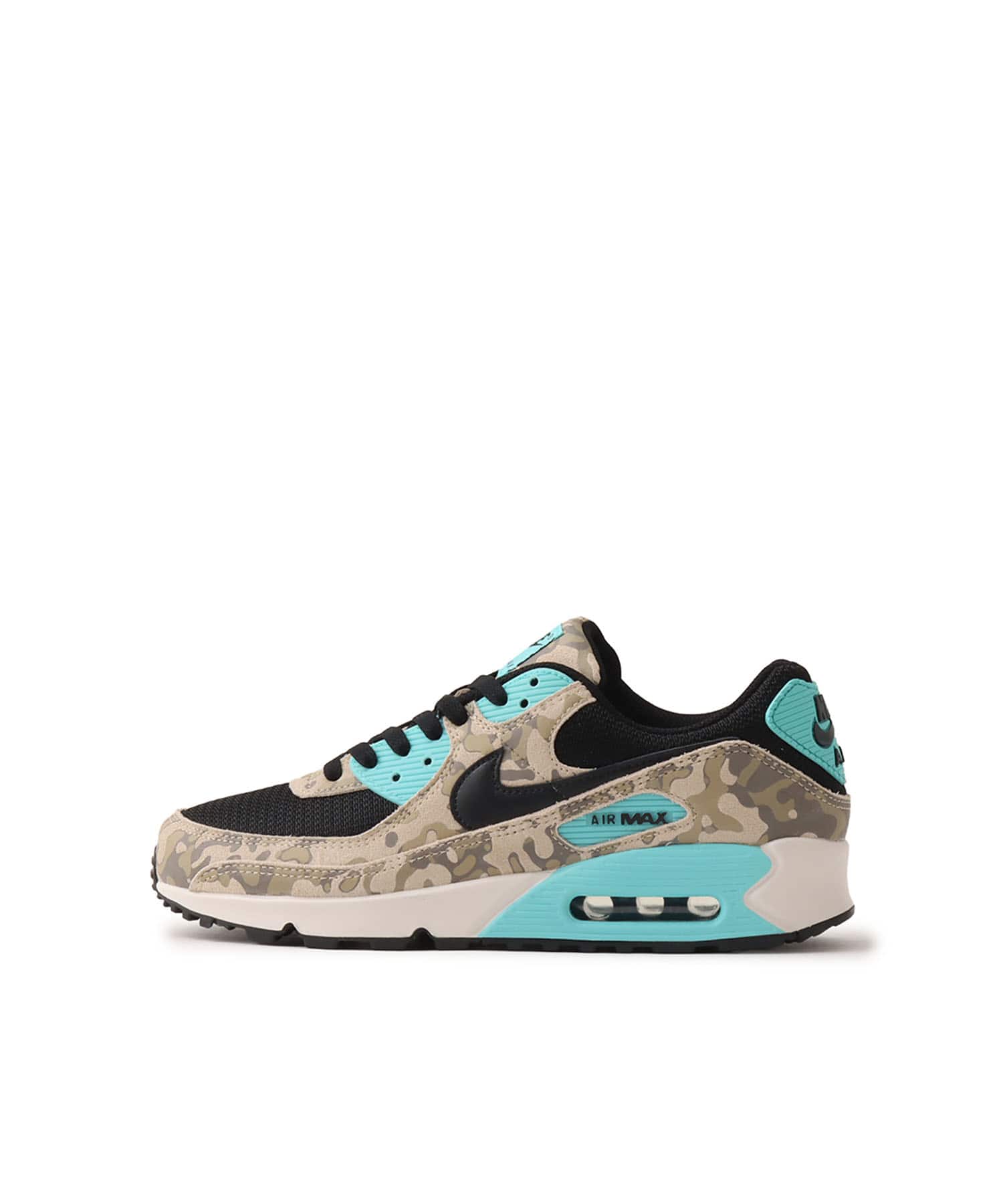 NIKE AIR MAX 90 PRM SANDDRIFT/BLACK-AURORA GREEN-KHAKI（ナイキ