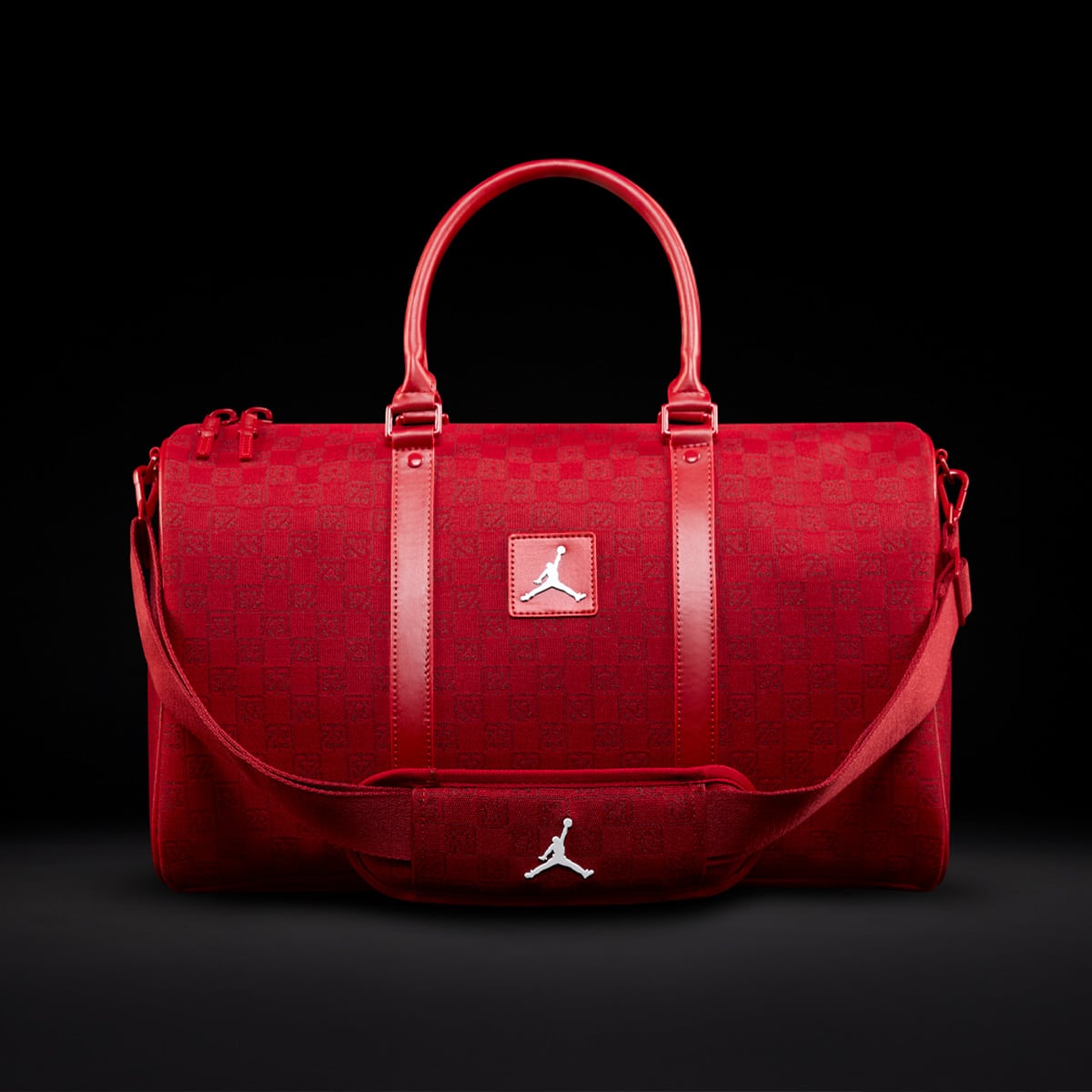 JORDAN BRAND MONOGRAM DUFFLE BAG RED 23SU-S（ジョーダン ブランド