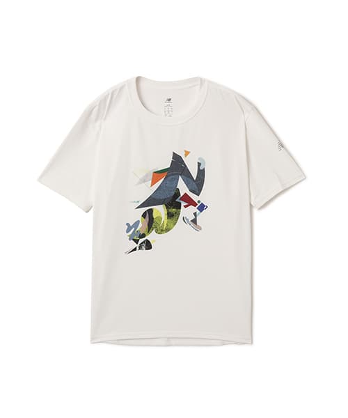 New Balance x GCP Run Graphic T-Shirt WHITE（ニューバランス