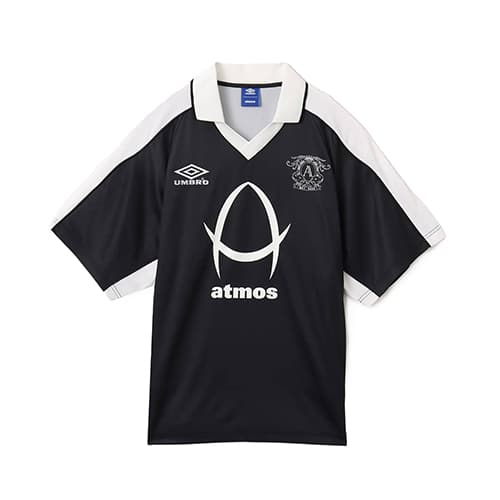 UMBRO x atmos SS SOCCER JERSEY BLACK （アンブロ x アトモス