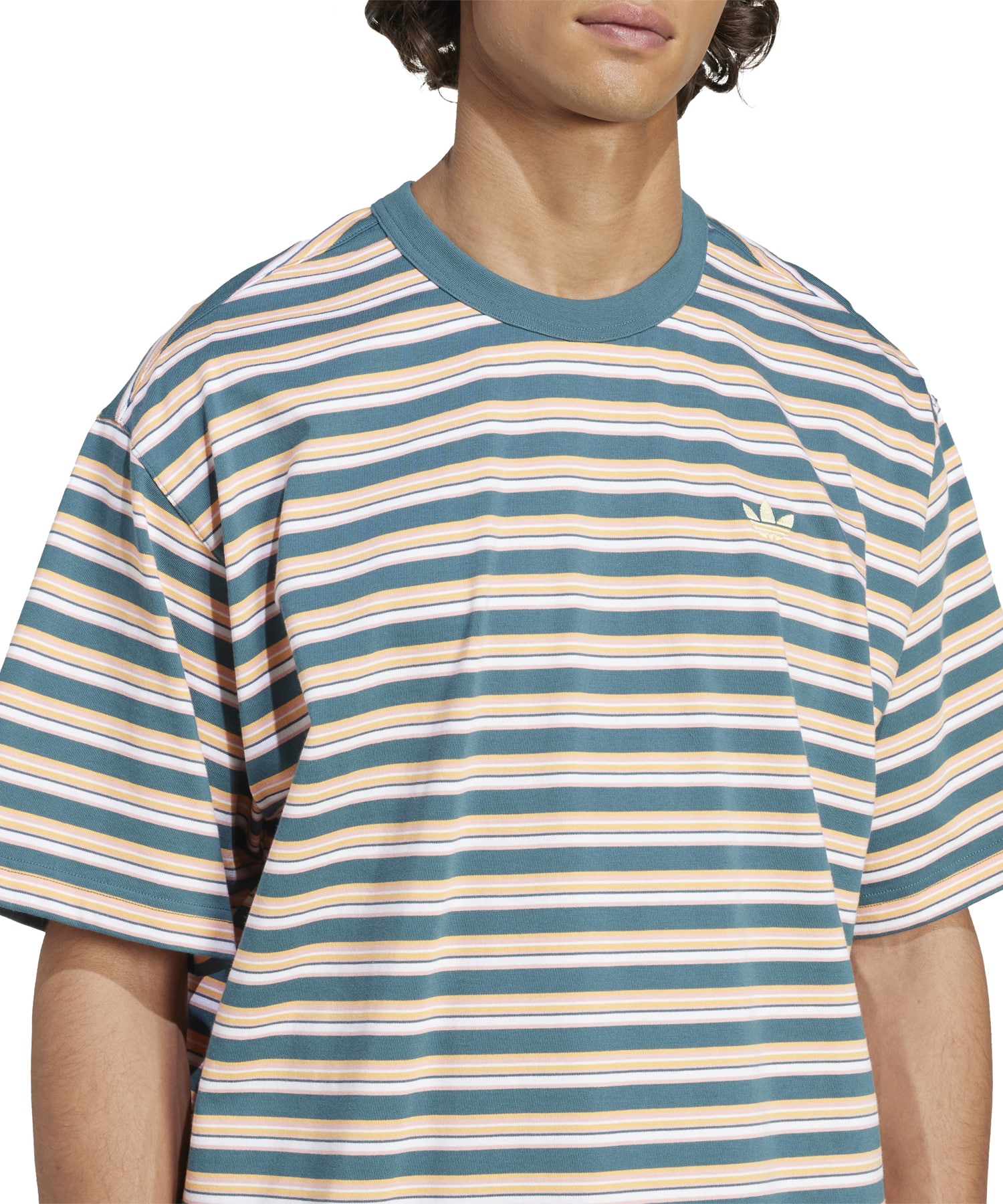 adidas STRIPE TEE マルチカラー/セミピンクスパーク/オールモスト