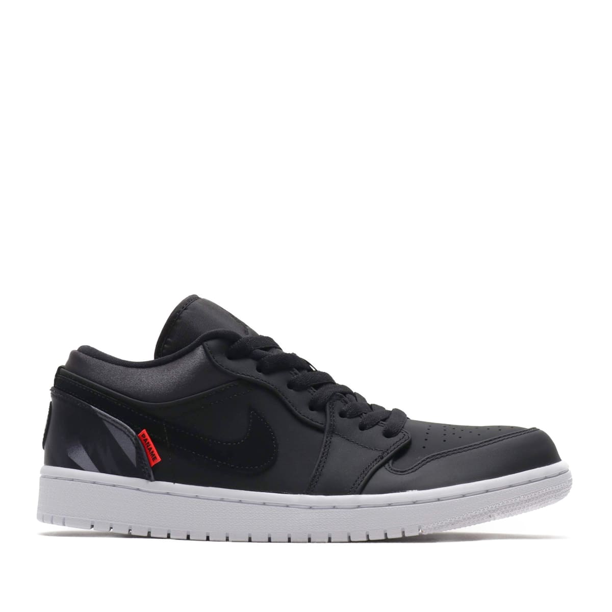 JORDAN BRAND AIR JORDAN 1 LOW PSG BLACK/BLACK-DARK GREY-INFRARED