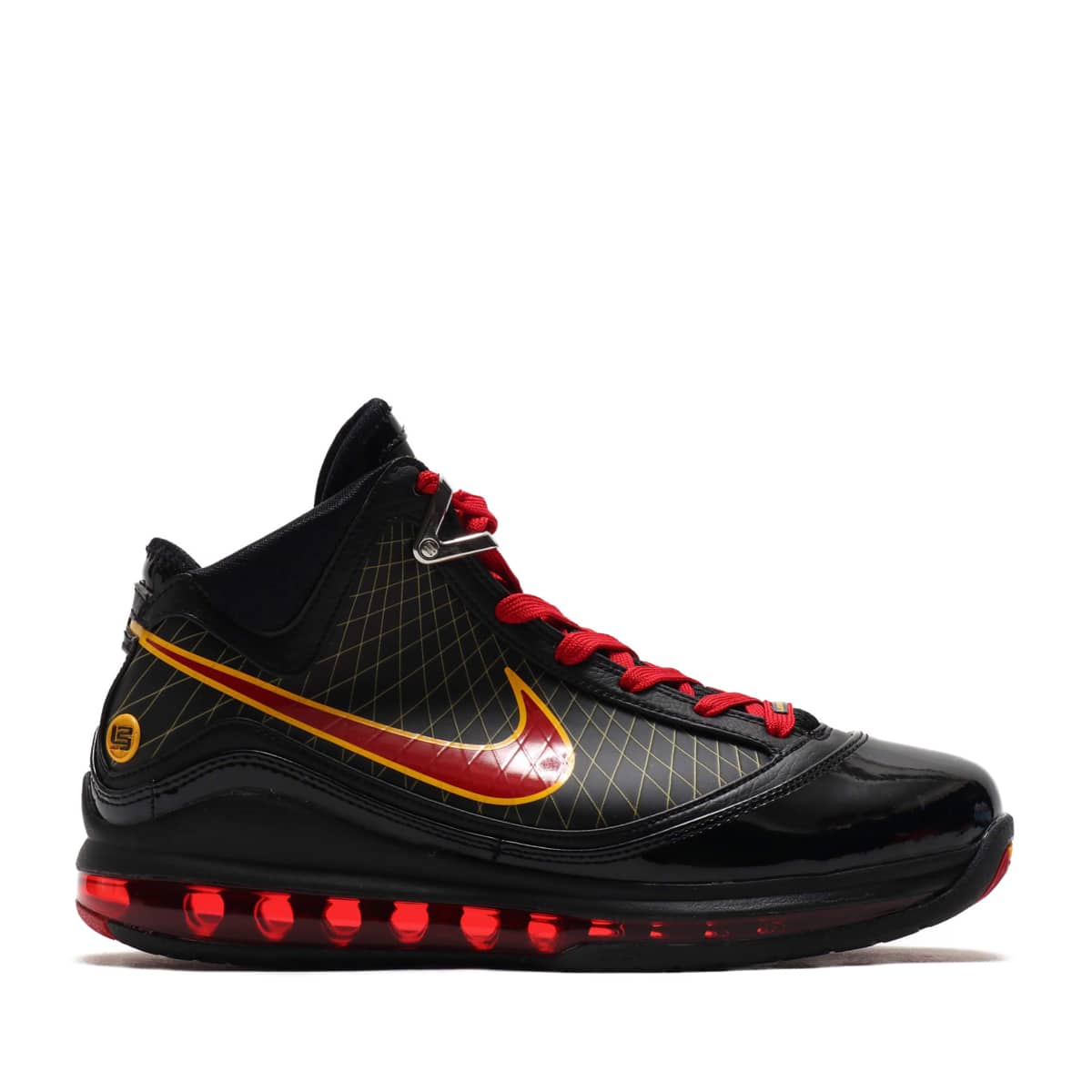 NIKE LEBRON VII QS BLACK/VARSITY RED-VARSITY MAIZE 20SP-S（ナイキ