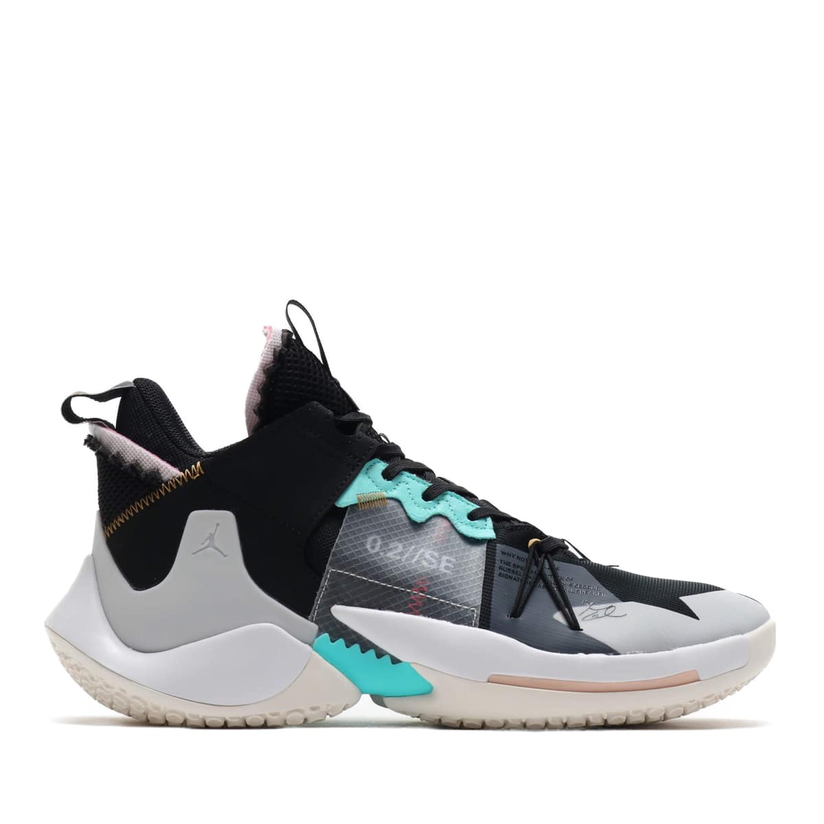 JORDAN BRAND JORDAN WHY NOT ZER0.2 SE PF BLACK/VAST GREY-WHITE