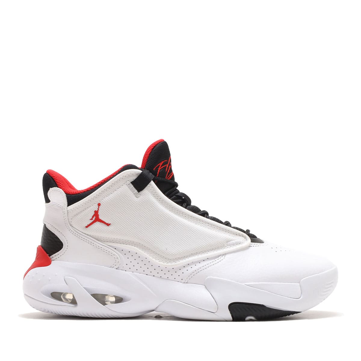 JORDAN BRAND JORDAN MAX AURA 4 WHITE/UNIVERSITY RED-BLACK