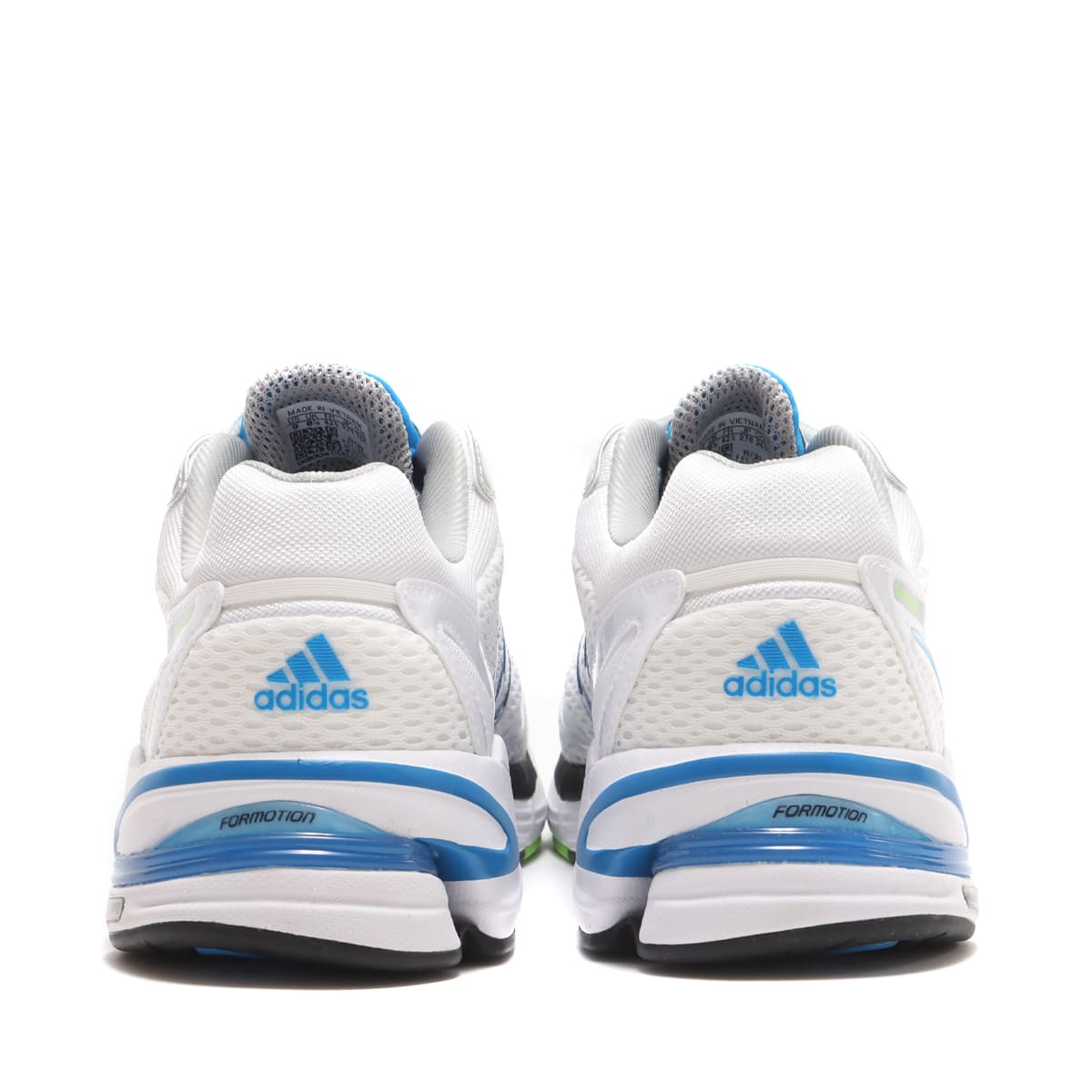 adidas SUPERNOVA CUSHION 7 FTWR WHITE/BLUE RUSH/SEMI SOLAR GREEN