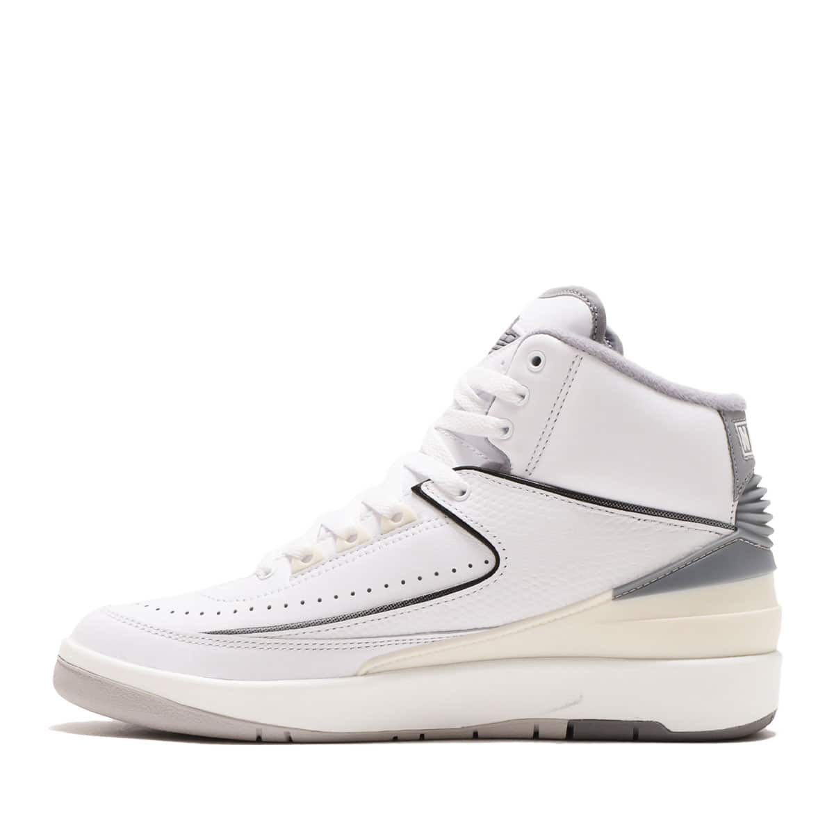 JORDAN BRAND AIR JORDAN 2 RETRO GS WHITE/CEMENT GREY-SAIL-BLACK