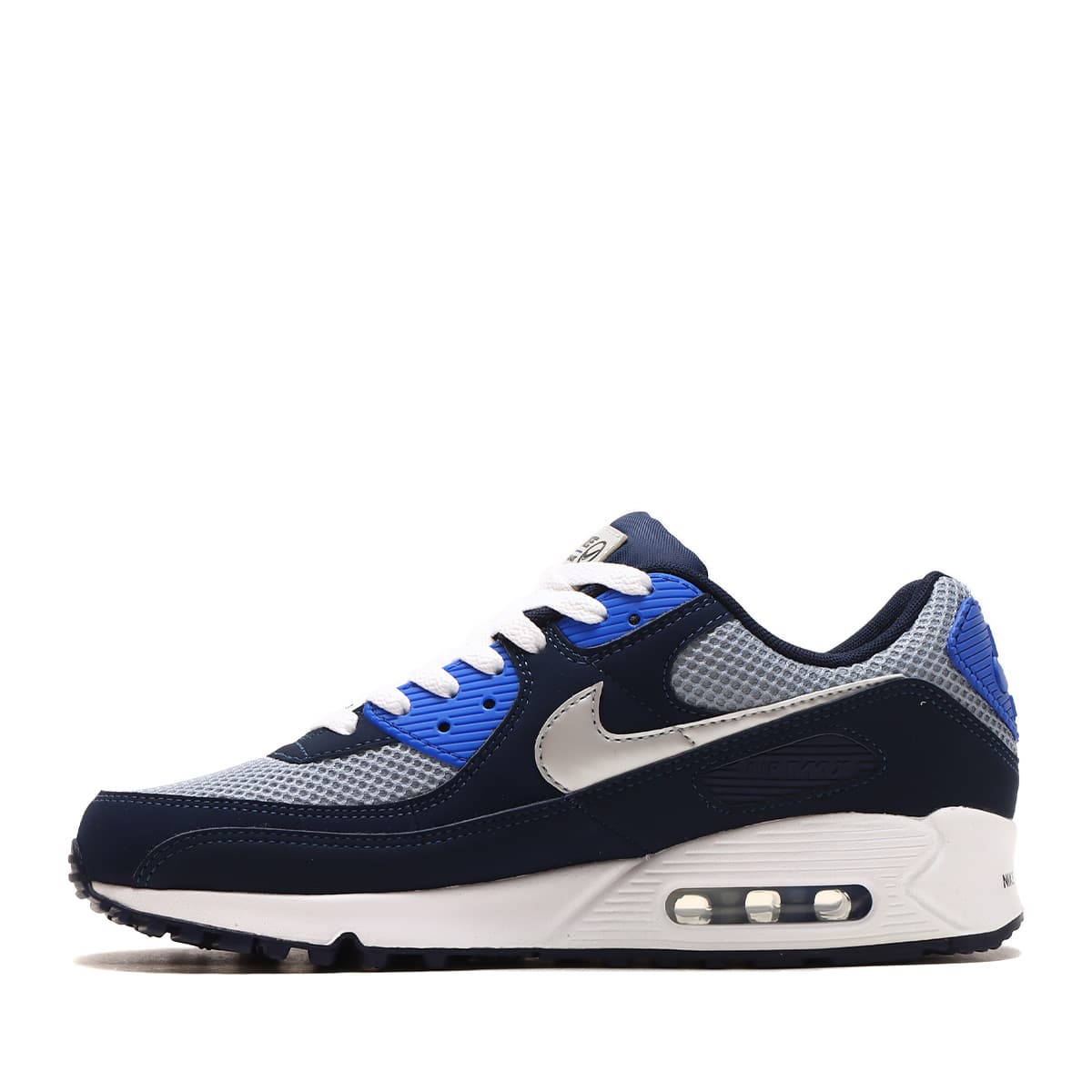 NIKE AIR MAX 90 SE MIDNIGHT NAVY/MTLC PLATINUM-OBSIDIAN 23SP-I