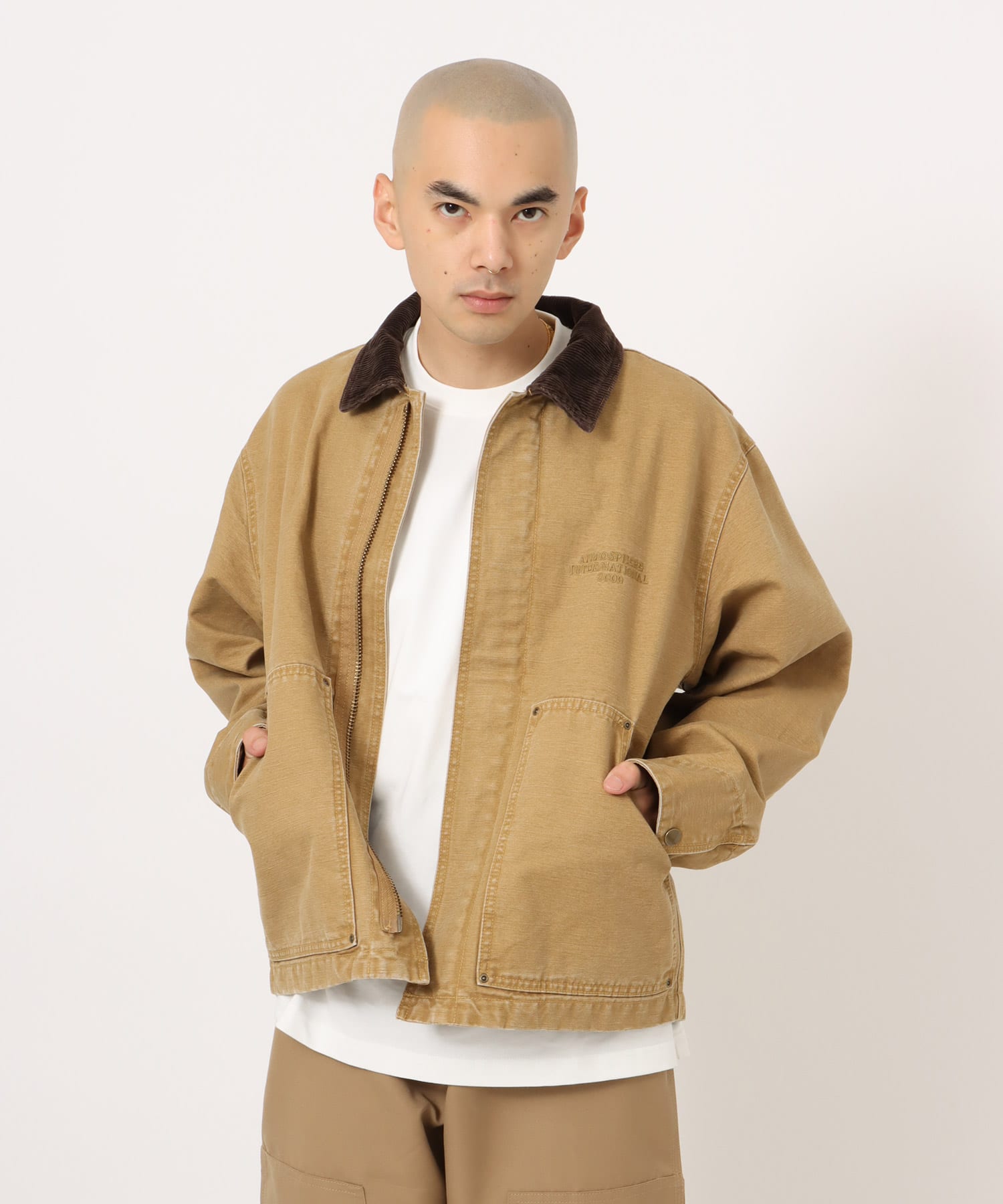 atmos Heavy Duck Work Jacket BEIGE（アトモス ヘビーダック ワーク