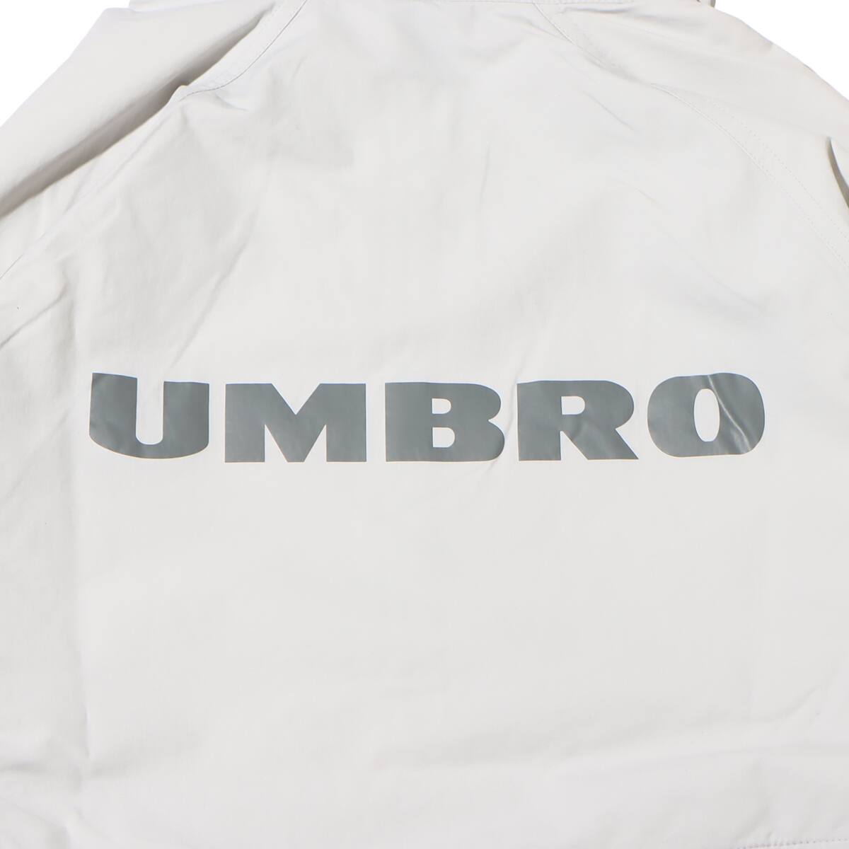 UMBRO HRT STANDNECK ANORAK WHITE/GRAY 22HO-I（アンブロ ヘリテージ
