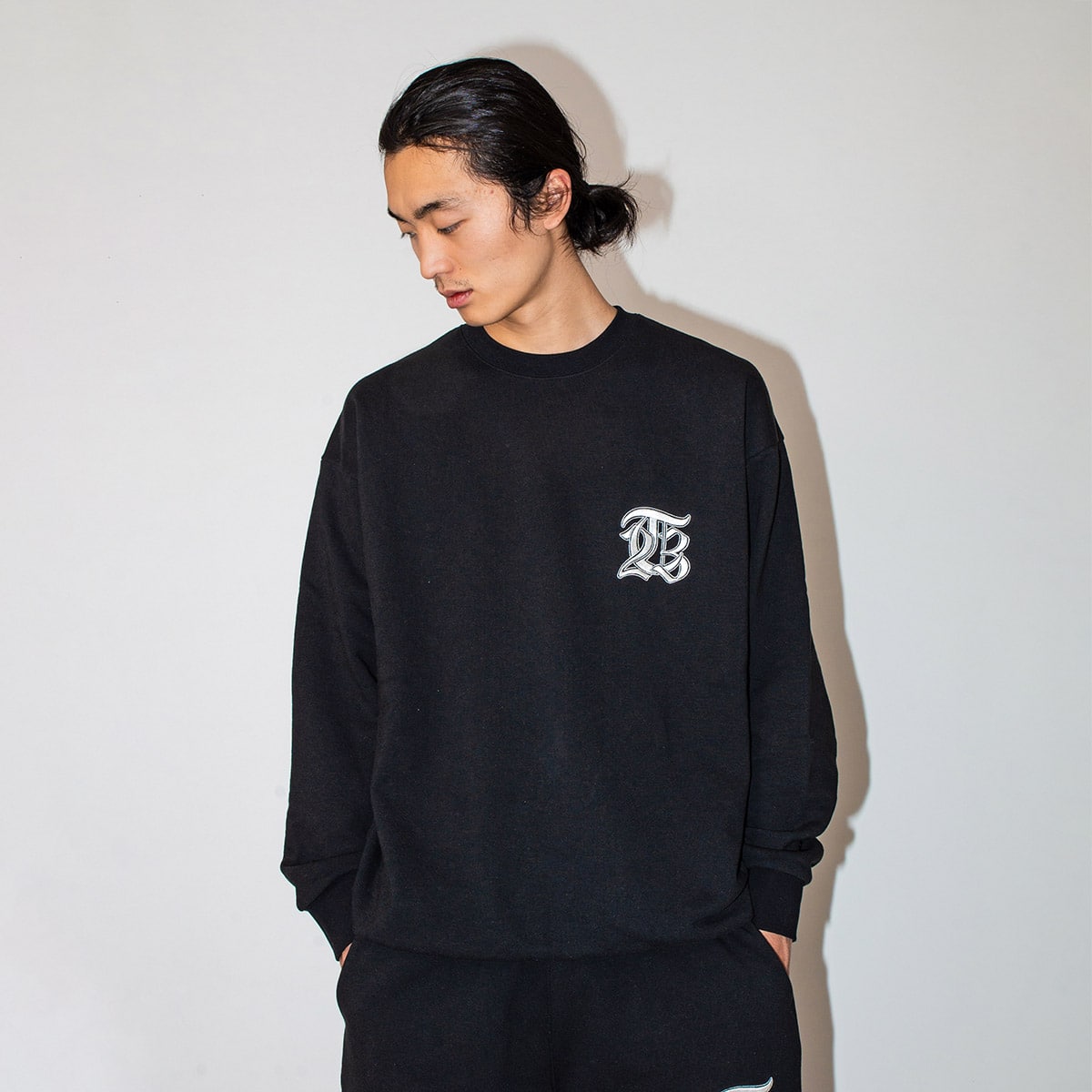 TOKYO 23 CREW NECK SWEAT SHIRTS BLACK 23FW-I（トウキョウ 23 クルー