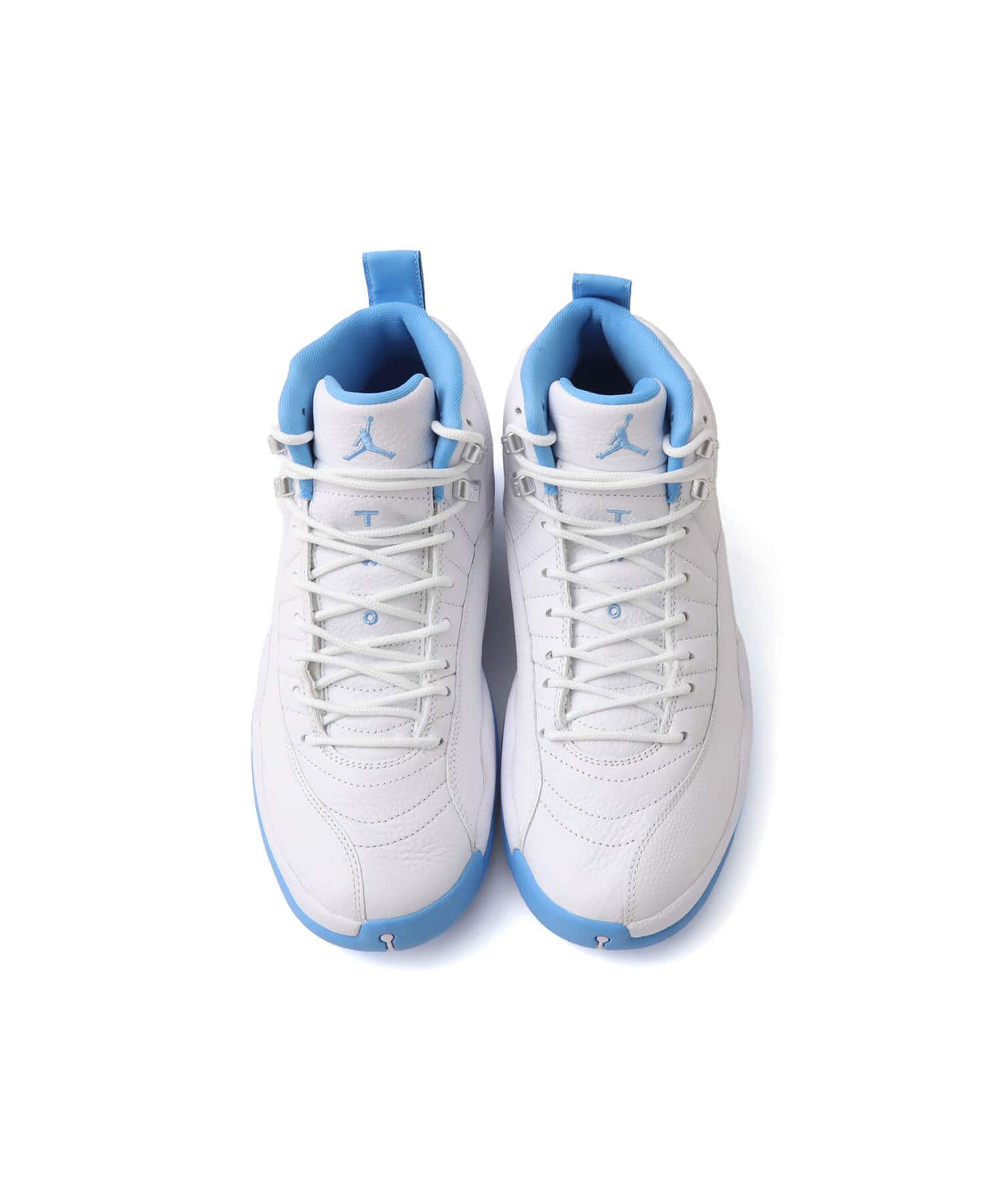 JORDAN BRAND AIR JORDAN 12 RETRO WHITE/UNIVERSITY BLUE-METALLIC