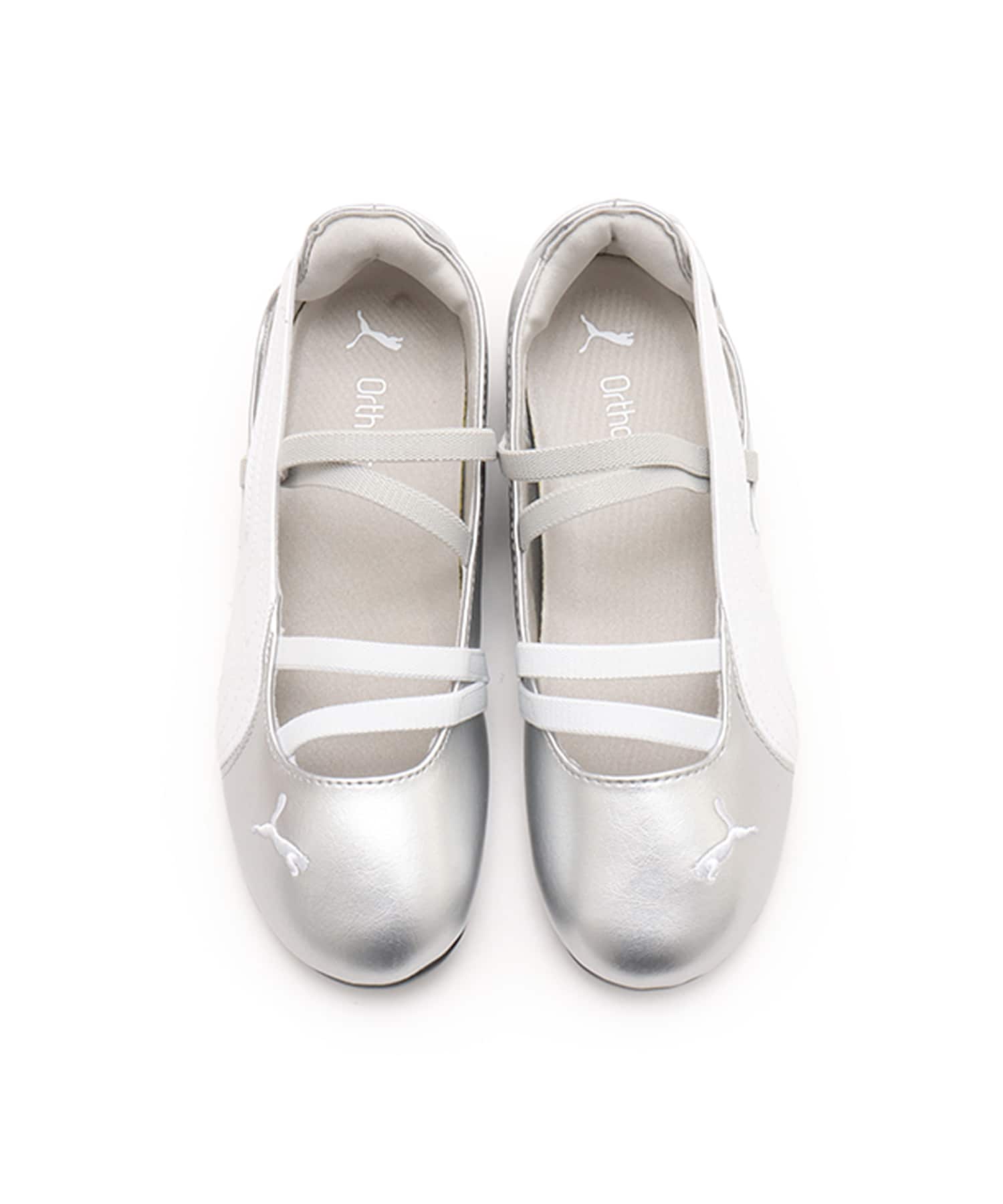 PUMA SPEEDCAT BALLET METALLIC WNS PUMA SILVER-PUMA WHITE（プーマ
