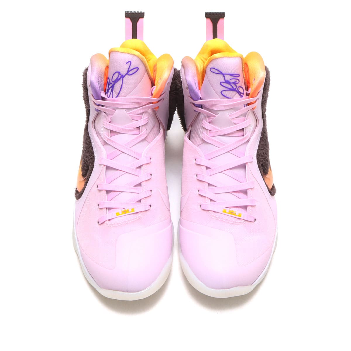 NIKE LEBRON IX REGAL PINK/MULTI-COLOR-VELVET BROWN（ナイキ