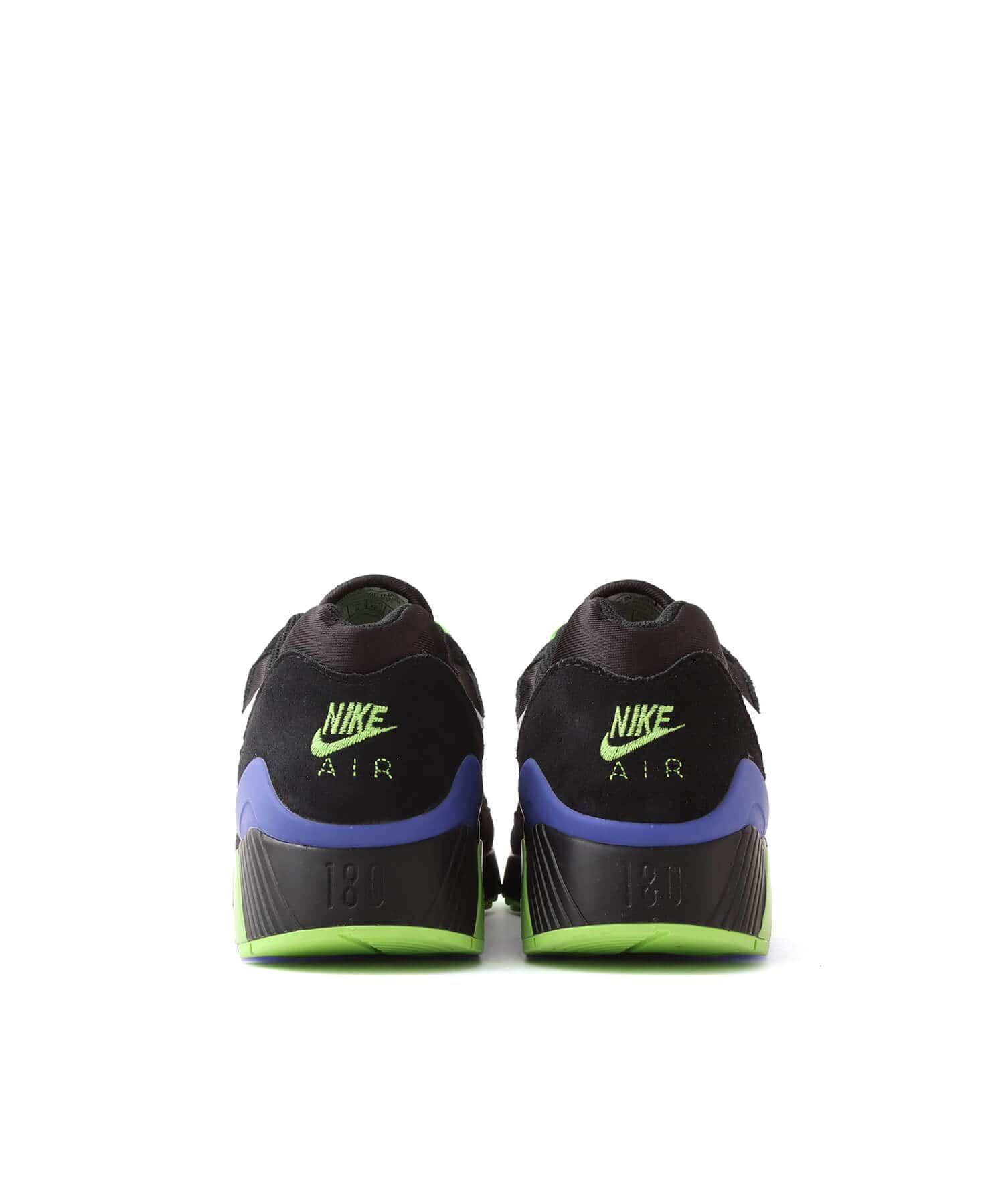 NIKE AIR 180 QS BLACK/WHITE-ACTION GREEN-PERSIAN VIOLET（ナイキ