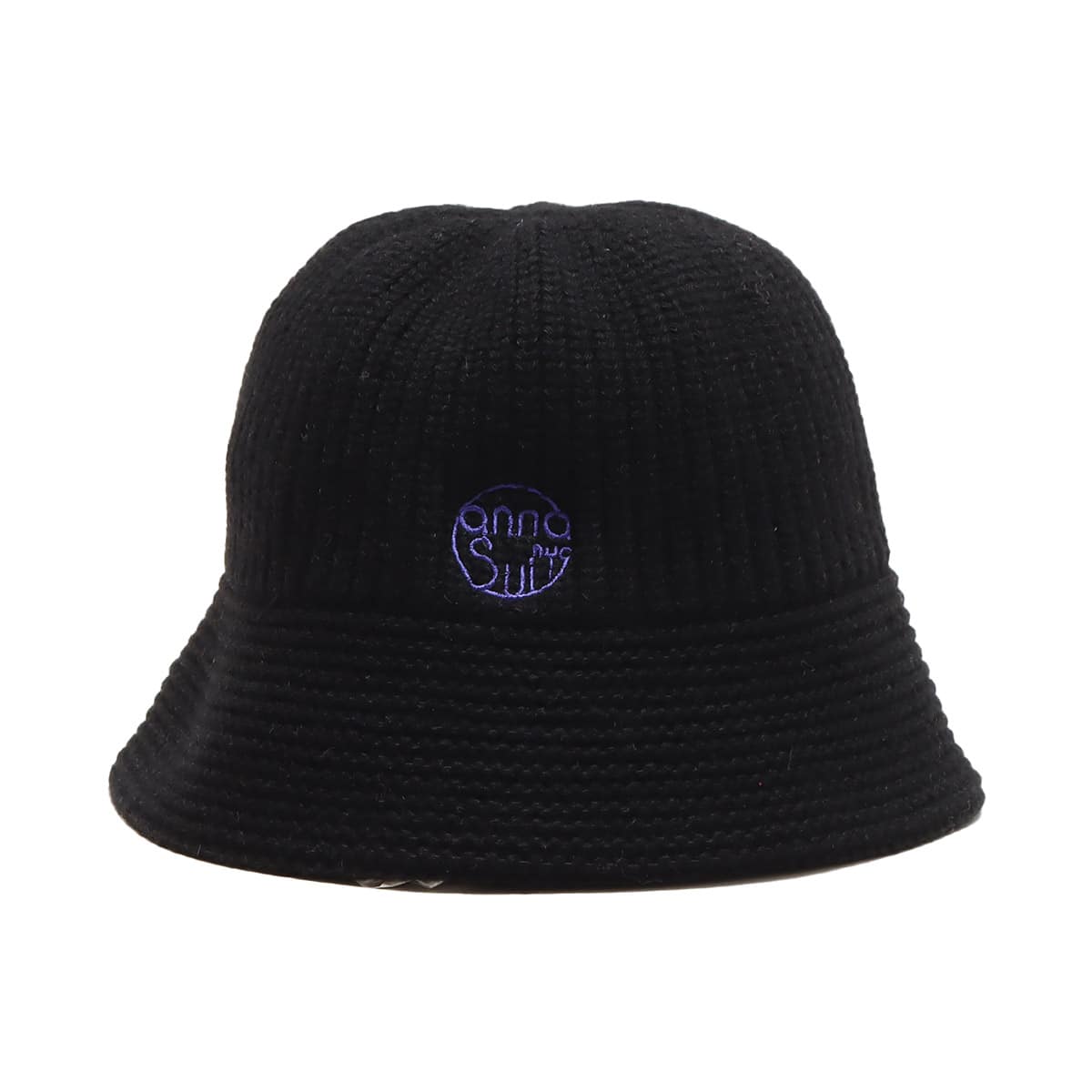 ANNA SUI NYC ロゴ刺繍 バケットハット BLACK 23SP-I（アナスイ