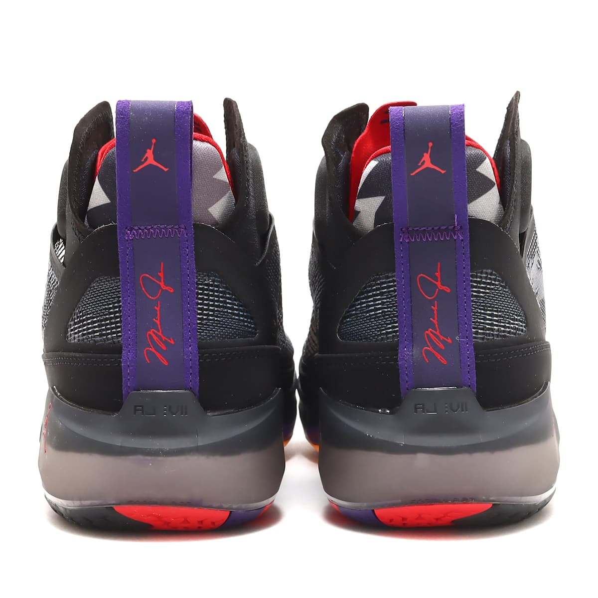 JORDAN BRAND AIR JORDAN XXXVII PF BLACK/TRUE RED-CLUB PURPLE-DARK