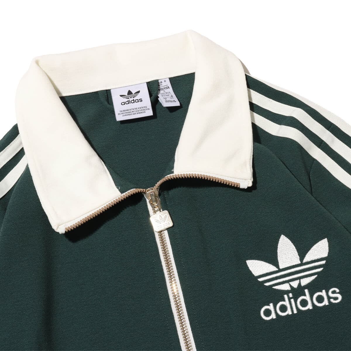 adidas PREMIUM ORIGINALS CRAPE TRACK TOP MINGRE/OFFWHITE