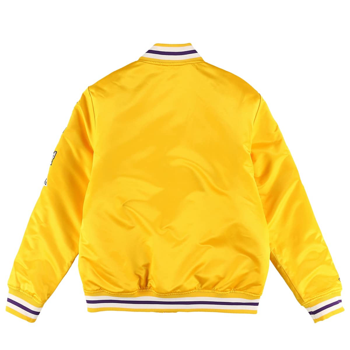 Mitchell & Ness CHAMP CITY SATIN JACKET YELLOW LOS ANGELES LAKERS