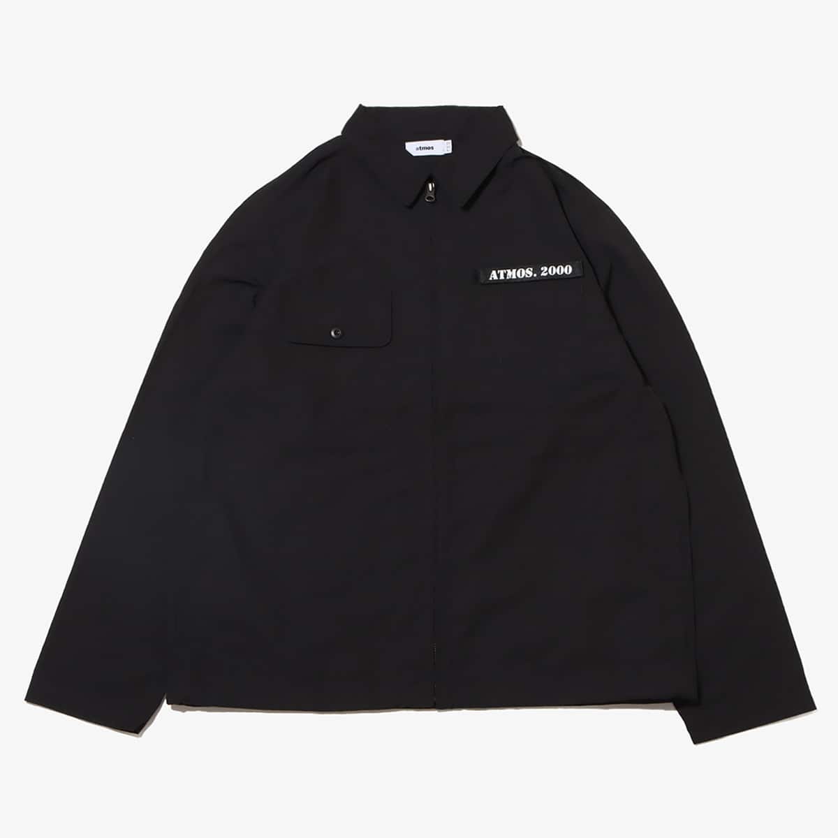 atmos C/N Zipper Field Shirt Jacket BLACK（アトモス コットン