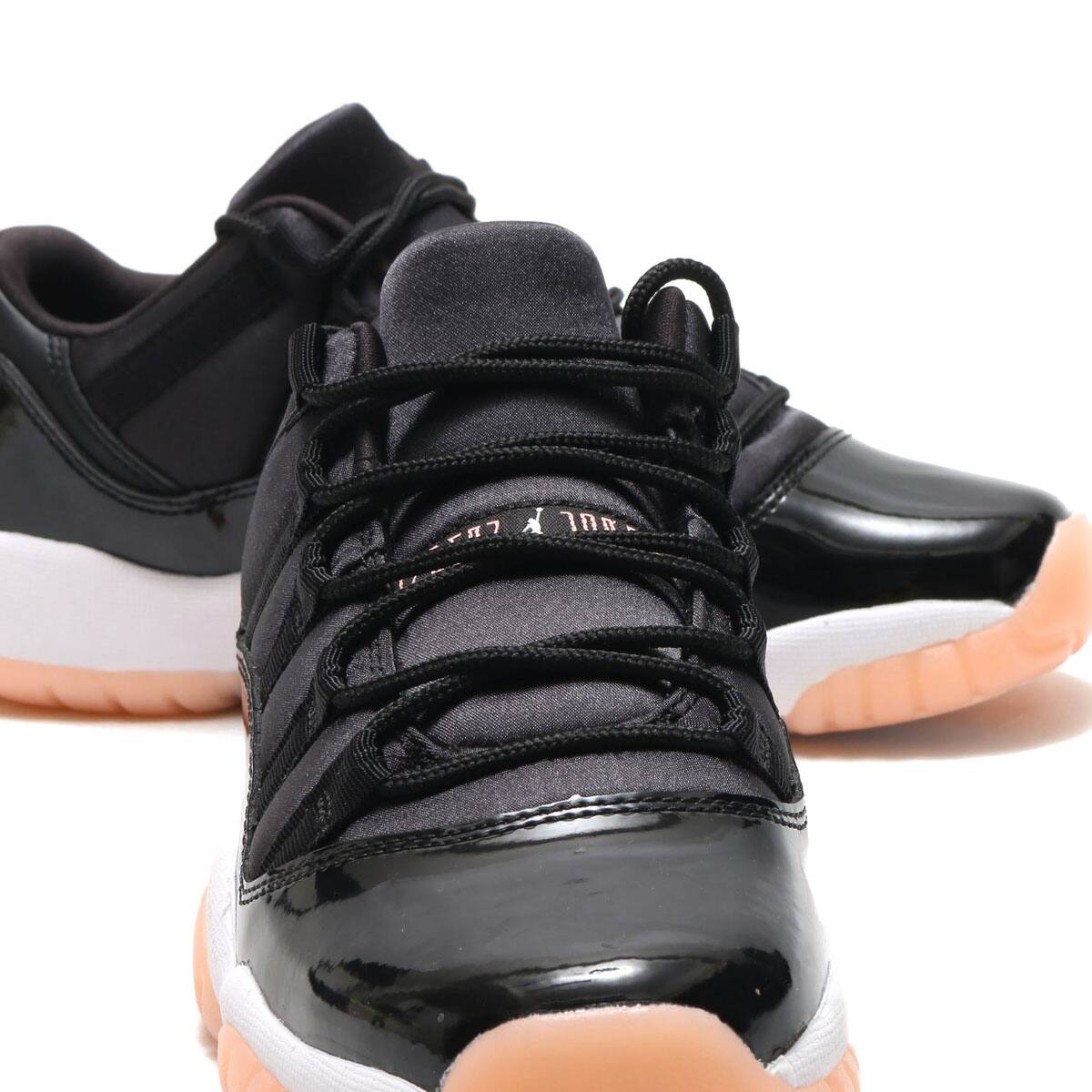 JORDAN BRAND AIR JORDAN 11 RETRO LOW GG BLACK/BLEACHED CORAL-WHITE