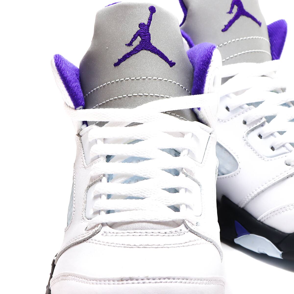 JORDAN BRAND JORDAN 5 RETRO (PS) WHITE/DARK CONCORD-BLACK 22FA-I