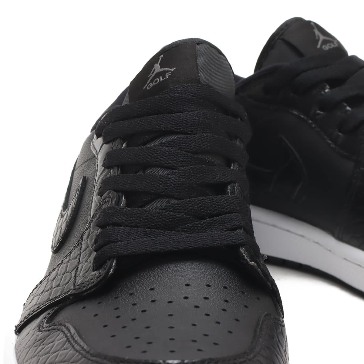 JORDAN BRAND AIR JORDAN 1 LOW G BLACK/BLACK-IRON GREY-WHITE