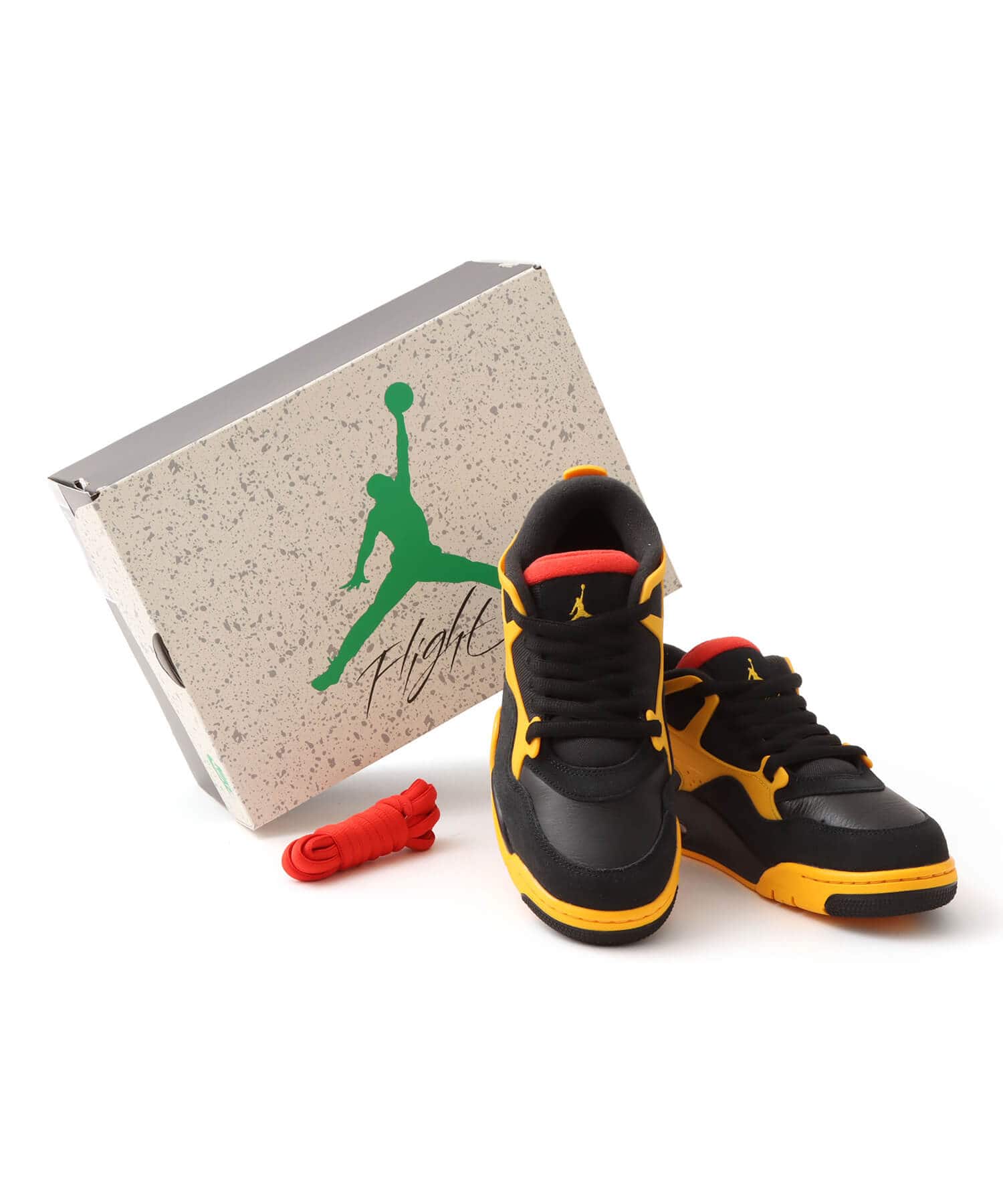 JORDAN BRAND AIR JORDAN 4 RM BLACK/COMET RED-DEL SOL（ジョーダン