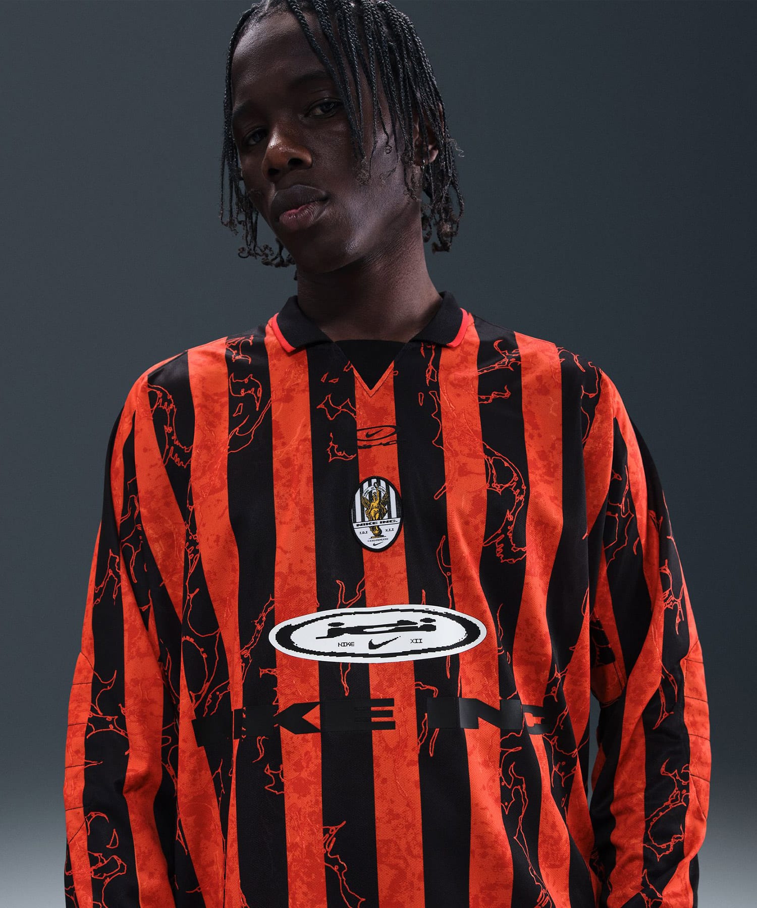 NIKE M NIKE AIR LS JERSEY VCTRY PICANTE RED/UNIVERSITY RED/BLACK